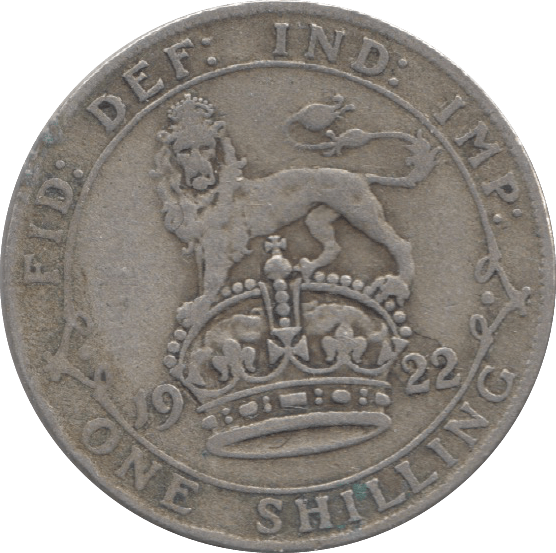 1922 SHILLING ( FINE ) 17 - Shilling - Cambridgeshire Coins