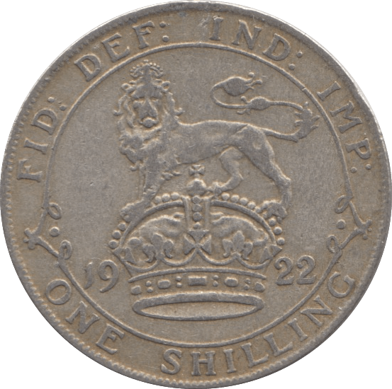 1922 SHILLING ( VF ) 3 - Shilling - Cambridgeshire Coins