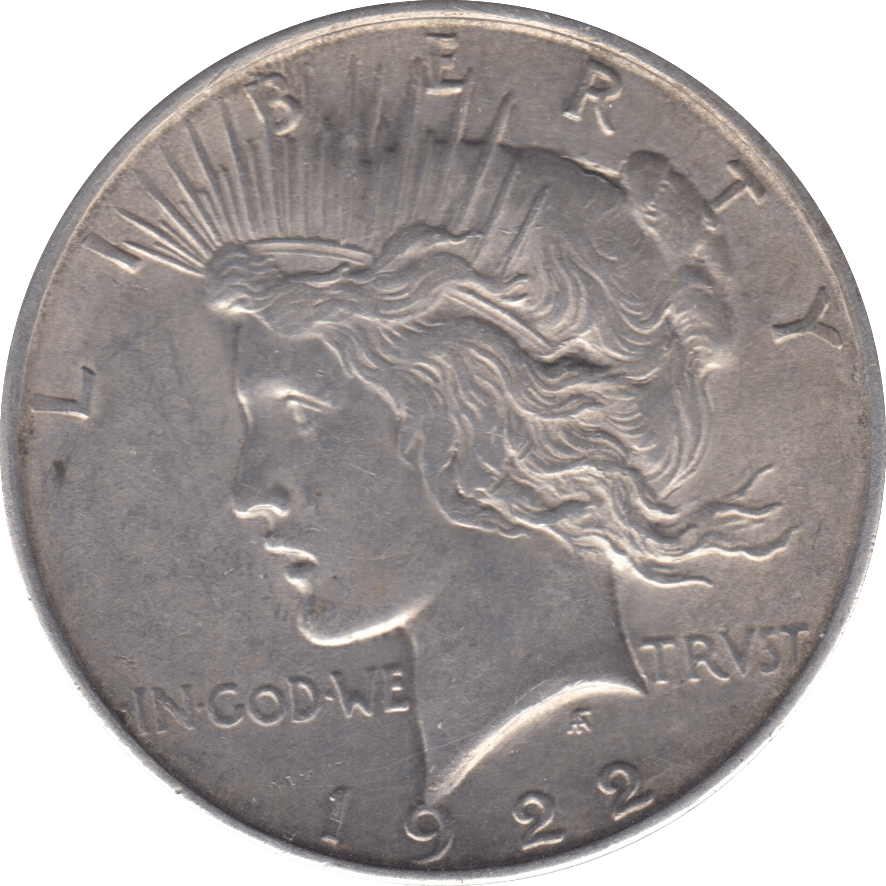 1922 SILVER ONE DOLLAR USA - SILVER WORLD COINS - Cambridgeshire Coins