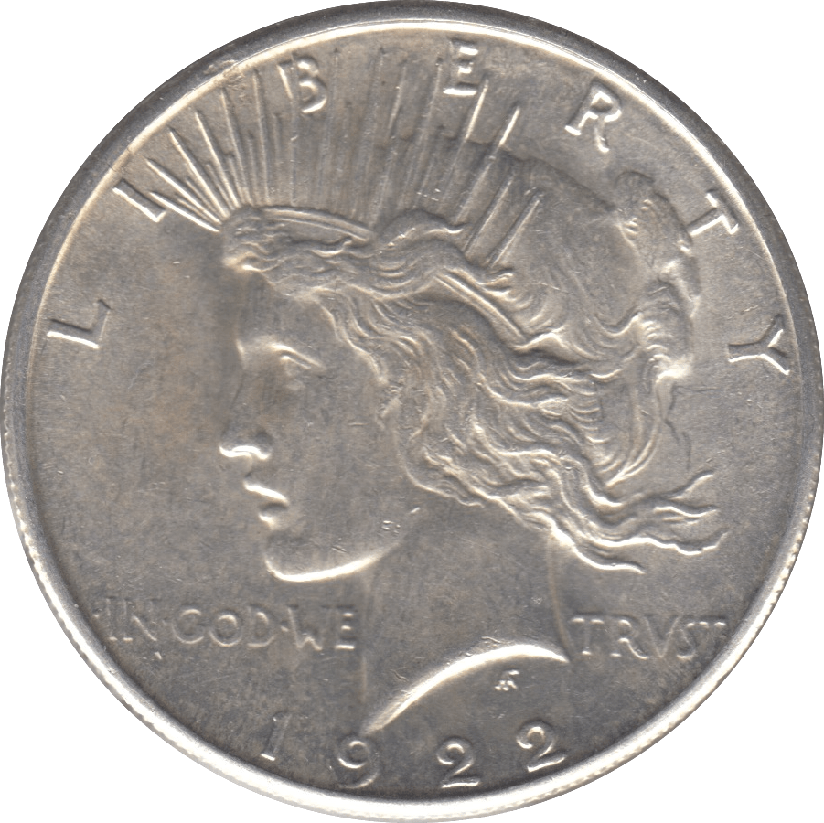 1922 SILVER PEACE DOLLAR USA 11 - WORLD SILVER COINS - Cambridgeshire Coins