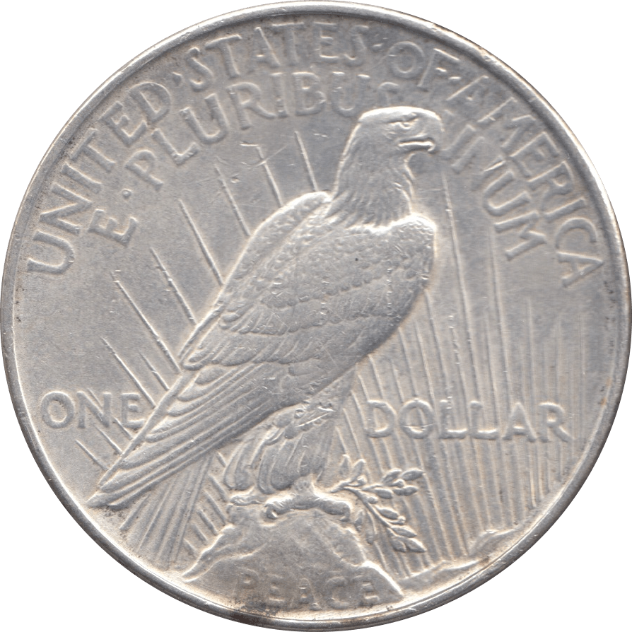 1922 SILVER PEACE DOLLAR USA 5 - WORLD SILVER COINS - Cambridgeshire Coins