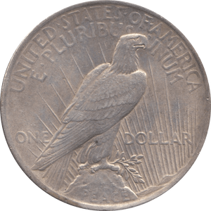 1922 SILVER PEACE DOLLAR USA 6 - WORLD SILVER COINS - Cambridgeshire Coins