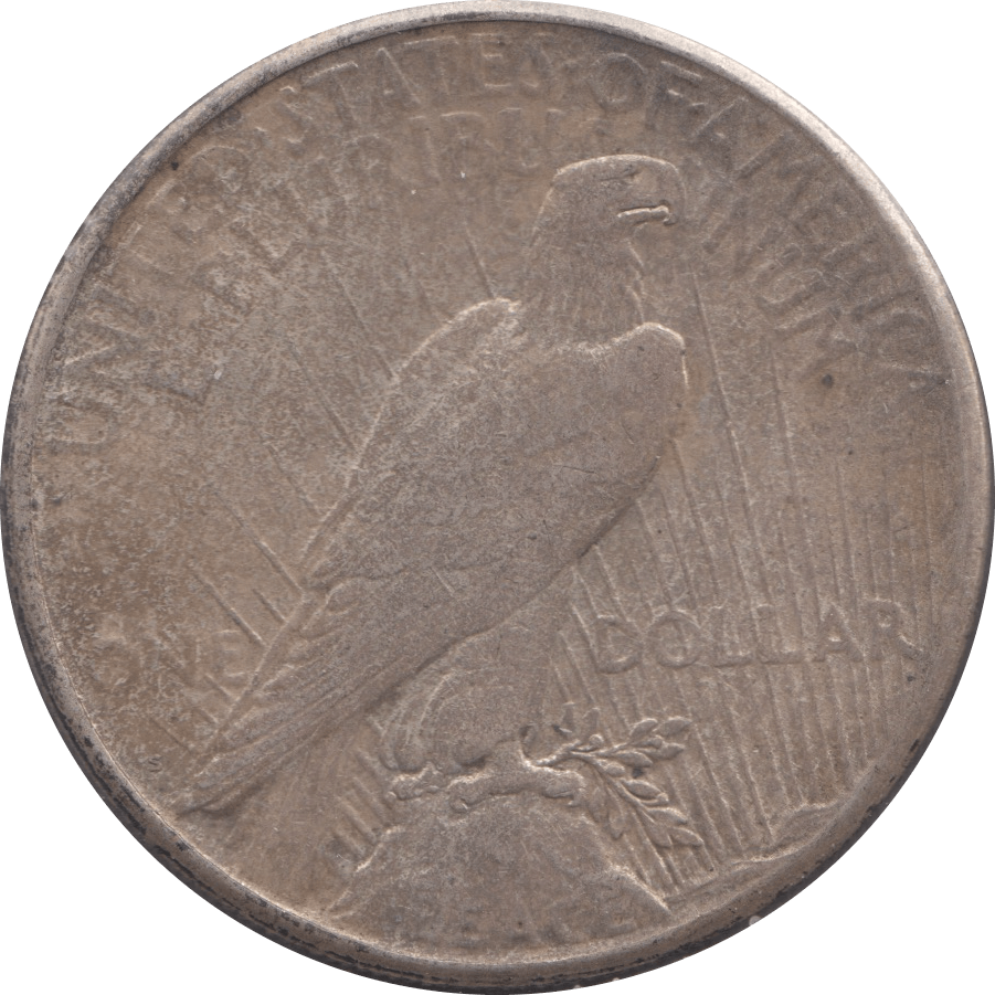 1922 SILVER PEACE DOLLAR USA 8 - WORLD SILVER COINS - Cambridgeshire Coins