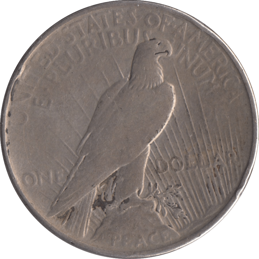 1922 SILVER PEACE DOLLAR USA PHILADELPHIA MINT - SILVER WORLD COINS - Cambridgeshire Coins