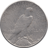 1922 SILVER PEACE DOLLAR USA REF 3 - SILVER WORLD COINS - Cambridgeshire Coins