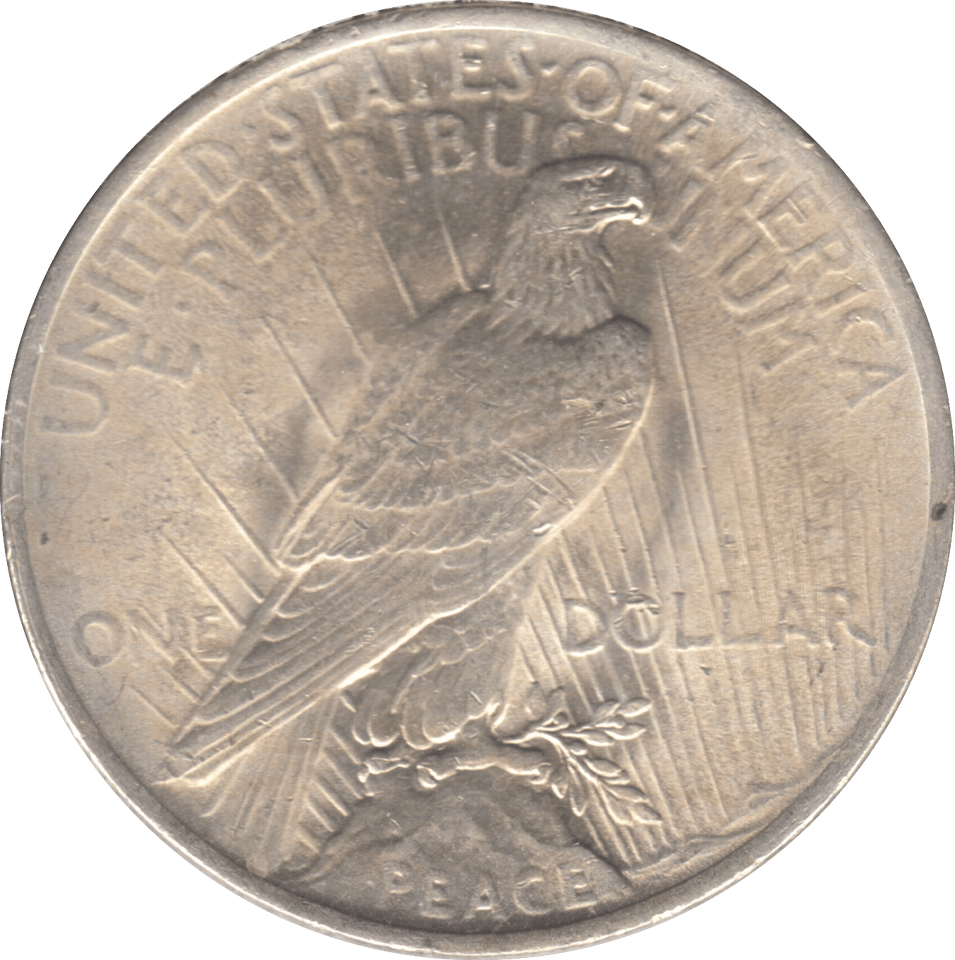 1922 SILVER PEACE DOLLAR USA - SILVER WORLD COINS - Cambridgeshire Coins