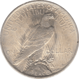 1922 SILVER PEACE DOLLAR USA - SILVER WORLD COINS - Cambridgeshire Coins