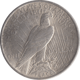 1922 SILVER PEACE DOLLAR USA - SILVER WORLD COINS - Cambridgeshire Coins