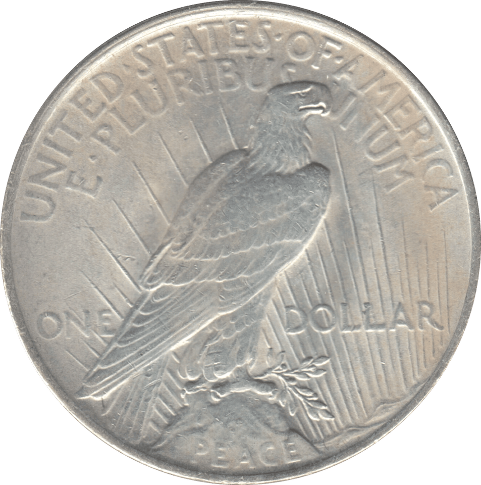 1922 SILVER PEACE DOLLAR USA - SILVER WORLD COINS - Cambridgeshire Coins