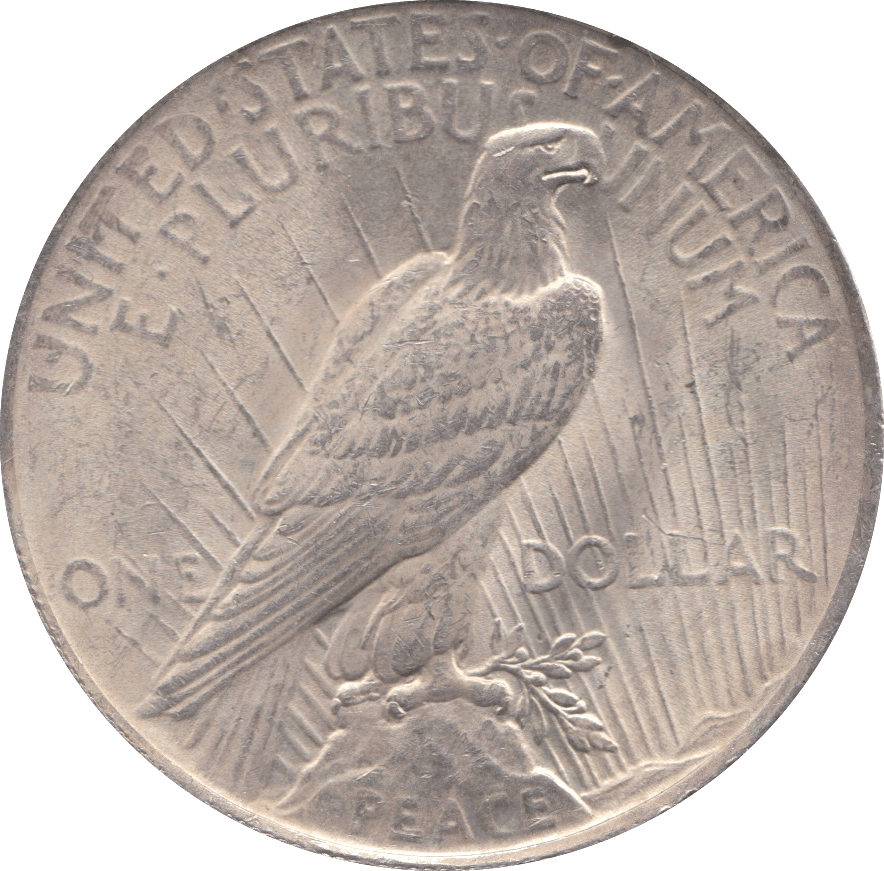 1922 SILVER PEACE DOLLAR USA - SILVER WORLD COINS - Cambridgeshire Coins