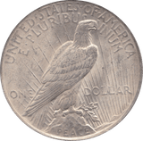1922 SILVER PEACE DOLLAR USA - SILVER WORLD COINS - Cambridgeshire Coins