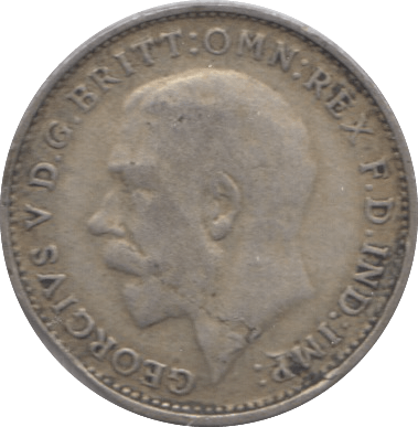 1922 SILVER THREEPENCE ( FINE ) 6 - Threepence - Cambridgeshire Coins