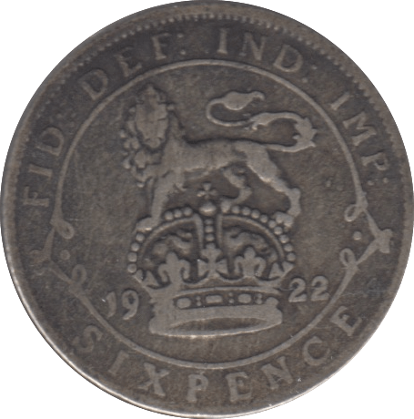 1922 SIXPENCE ( FINE ) - Sixpence - Cambridgeshire Coins