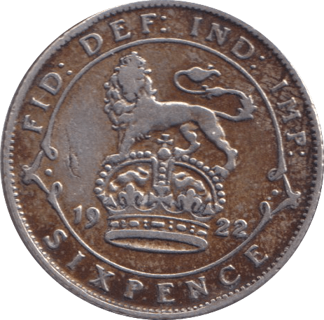 1922 SIXPENCE ( FINE ) - Sixpence - Cambridgeshire Coins
