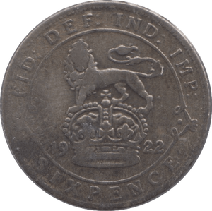 1922 SIXPENCE ( FINE ) - Sixpence - Cambridgeshire Coins