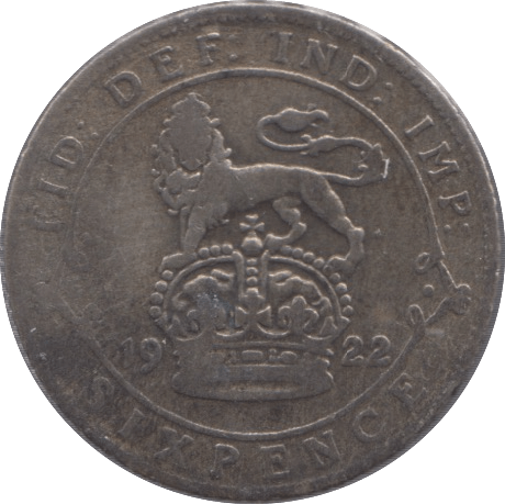 1922 SIXPENCE ( FINE ) - Sixpence - Cambridgeshire Coins