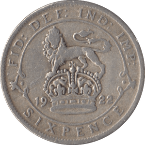 1922 SIXPENCE ( FINE ) - Sixpence - Cambridgeshire Coins