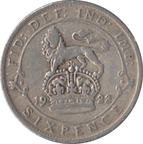 1922 SIXPENCE ( FINE ) - Sixpence - Cambridgeshire Coins