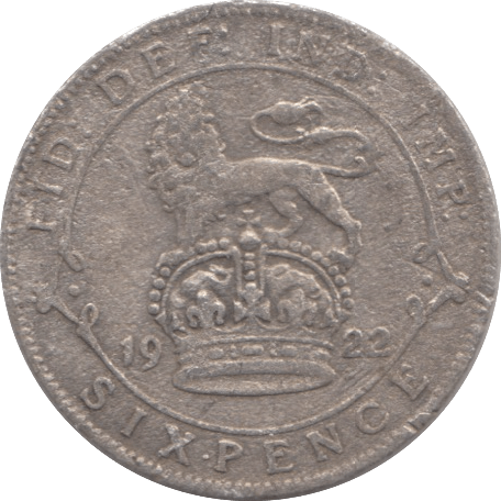 1922 SIXPENCE ( GF ) - Sixpence - Cambridgeshire Coins