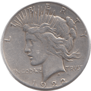 1922 USA SILVER DOLLAR - SILVER WORLD COINS - Cambridgeshire Coins