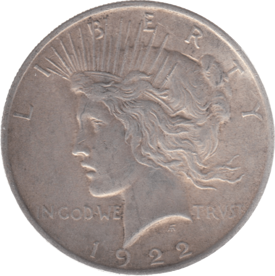 1922 USA SILVER DOLLAR - SILVER WORLD COINS - Cambridgeshire Coins