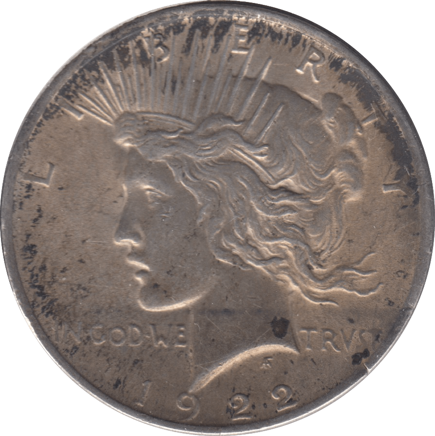 1922 USA SILVER ONE DOLLAR - SILVER WORLD COINS - Cambridgeshire Coins