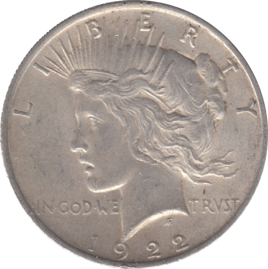 1922 USA SILVER ONE DOLLAR - WORLD COINS - Cambridgeshire Coins