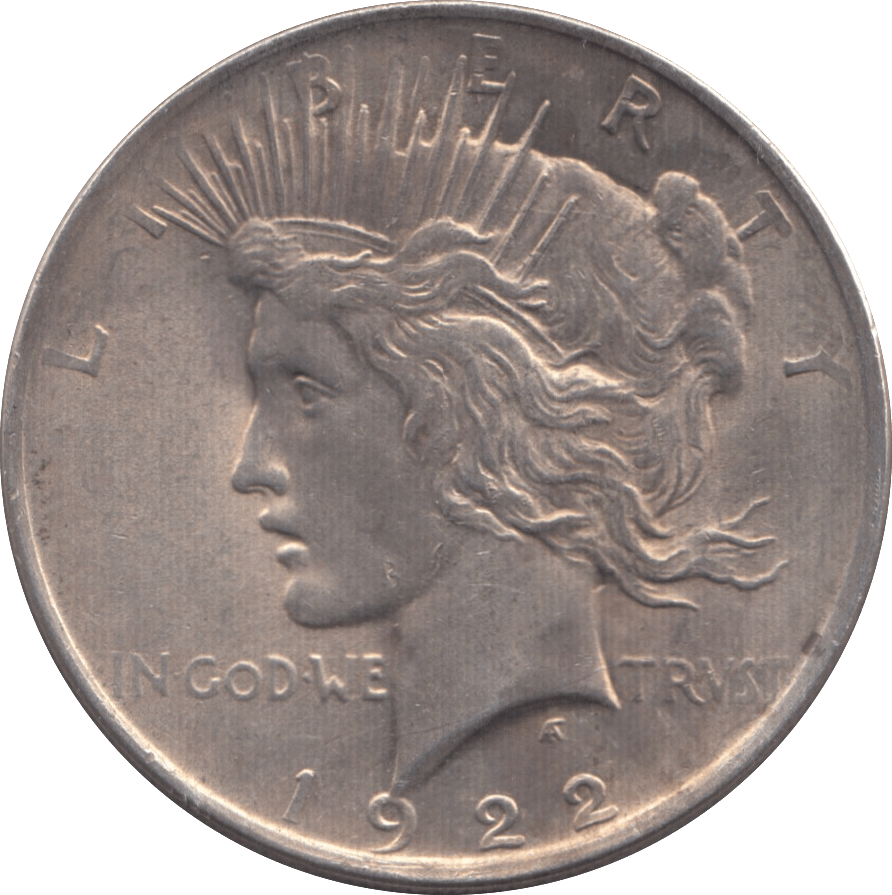 1922 USA SILVER ONE DOLLAR - WORLD SILVER COINS - Cambridgeshire Coins
