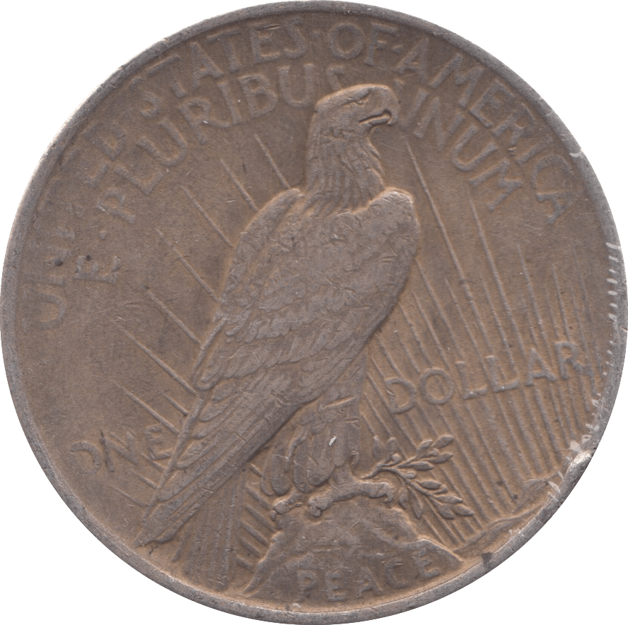 1922 USA SILVER PEACE DOLLAR B - SILVER WORLD COINS - Cambridgeshire Coins