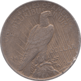 1922 USA SILVER PEACE DOLLAR B - SILVER WORLD COINS - Cambridgeshire Coins