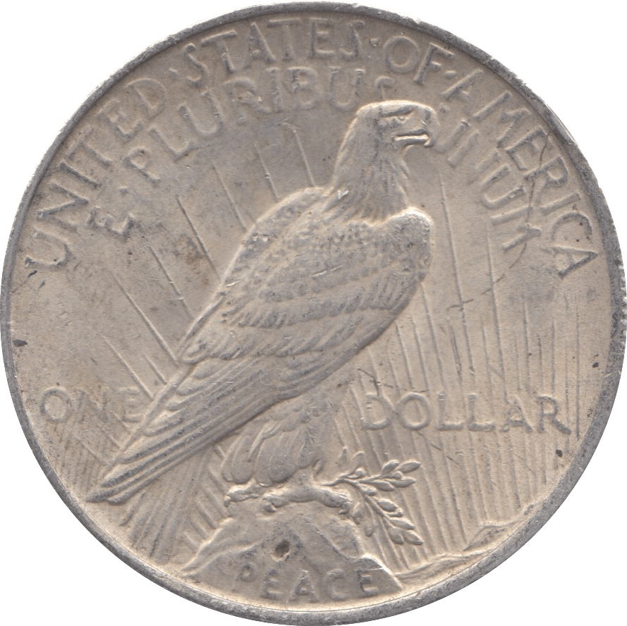 1922 USA SILVER PEACE DOLLAR C - SILVER WORLD COINS - Cambridgeshire Coins