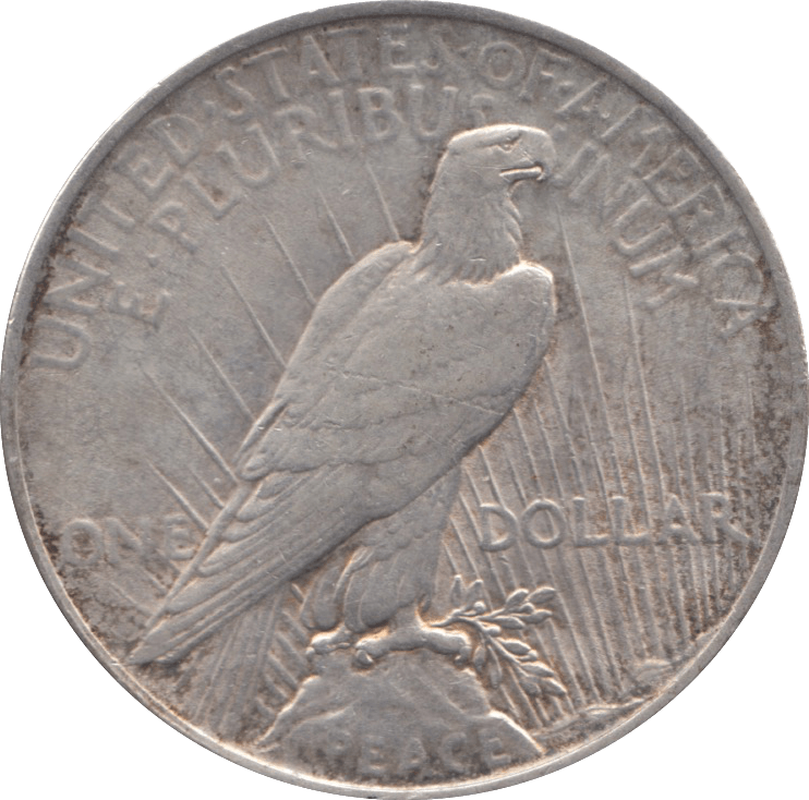 1922 USA SILVER PEACE DOLLAR - SILVER WORLD COINS - Cambridgeshire Coins