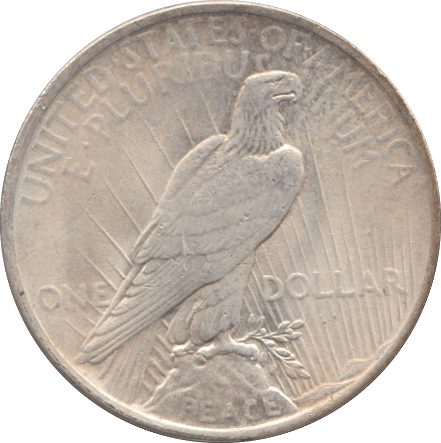 1922 USA SILVER PEACE DOLLAR - WORLD COINS - Cambridgeshire Coins