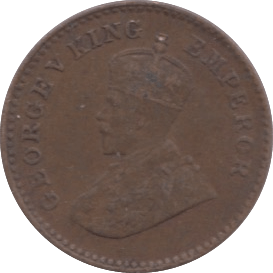 1923 1 1/2 ANNA INDIA - WORLD COINS - Cambridgeshire Coins