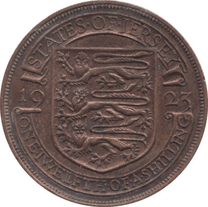 1923 1/12 SHILLING JERSEY ( AUNC ) - Shilling - Cambridgeshire Coins