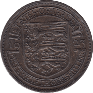 1923 1/12 SHILLING JERSEY ( BU ) - WORLD COINS - Cambridgeshire Coins