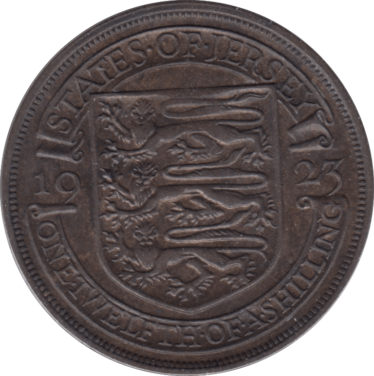 1923 1/12 SHILLING JERSEY ( BU ) - WORLD COINS - Cambridgeshire Coins