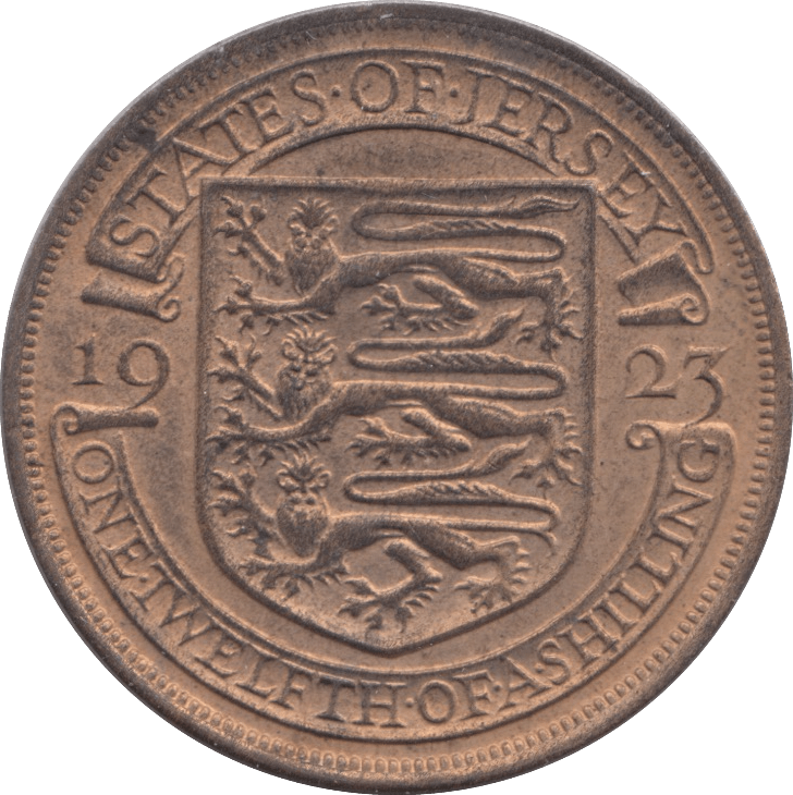 1923 1/12 SHILLING JERSEY - WORLD COINS - Cambridgeshire Coins