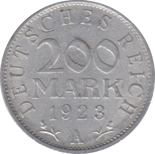 1923 200 MARK GERMANY - WORLD COINS - Cambridgeshire Coins