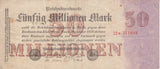 1923 50 MARK GERMAN INFLATION BANKNOTE GERMANY REF 763 - World Banknotes - Cambridgeshire Coins