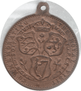 1923 EDWARD VIII VISIT TOKEN - Token - Cambridgeshire Coins