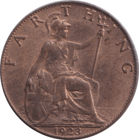 1923 FARTHING ( BU ) - Farthing - Cambridgeshire Coins