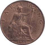 1923 FARTHING ( BU ) - Farthing - Cambridgeshire Coins