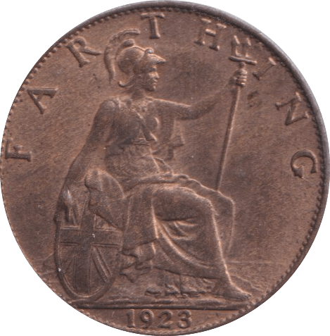 1923 FARTHING ( BU ) - Farthing - Cambridgeshire Coins