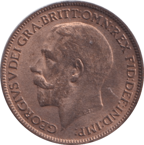 1923 FARTHING ( BU ) - Farthing - Cambridgeshire Coins