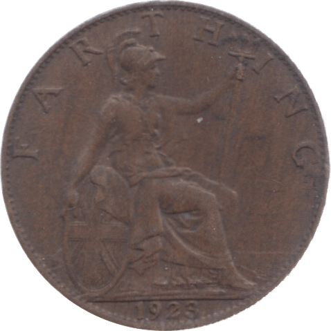 1923 FARTHING ( GVF ) 3 - Farthing - Cambridgeshire Coins