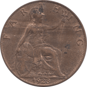1923 FARTHING ( UNC ) - Farthing - Cambridgeshire Coins