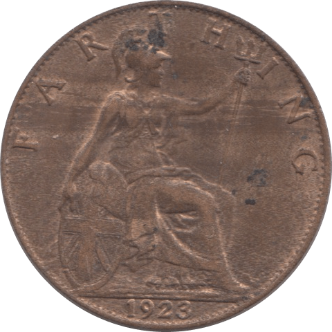 1923 FARTHING ( UNC ) - Farthing - Cambridgeshire Coins