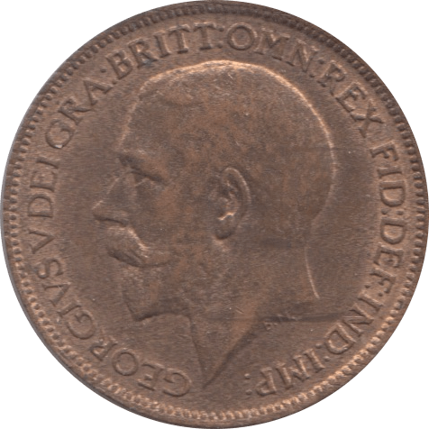 1923 FARTHING ( UNC ) - Farthing - Cambridgeshire Coins