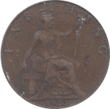 1923 FARTHING ( VF ) 23 - Farthing - Cambridgeshire Coins